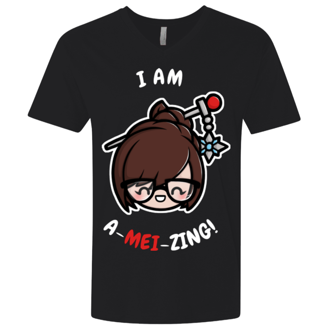 I Am A Mei Zing Men's Premium V-Neck