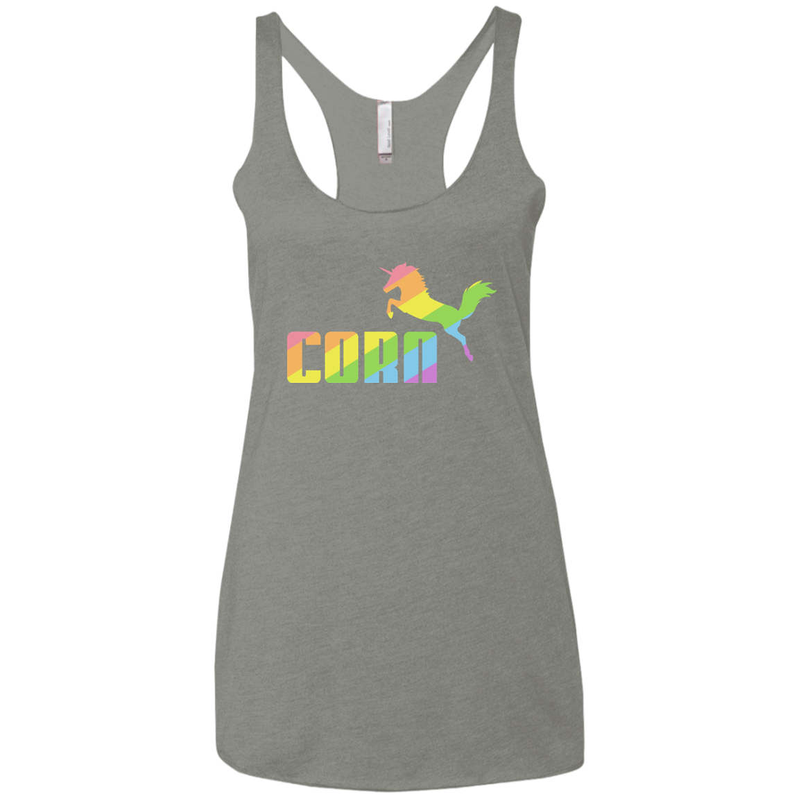 Corn Women's Triblend Racerback Tank