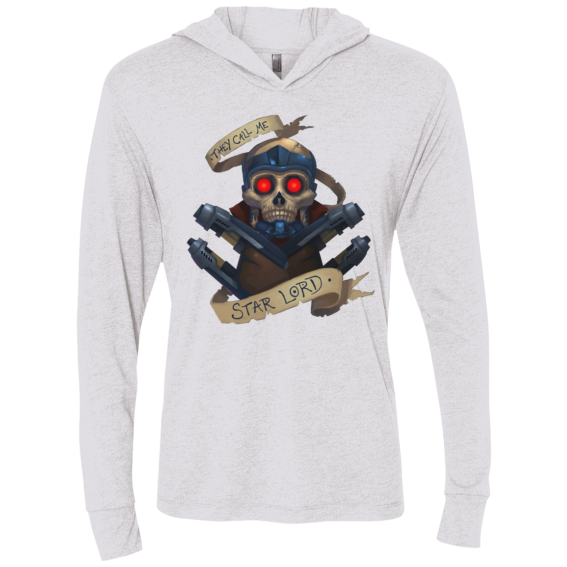 Starlord Triblend Long Sleeve Hoodie Tee