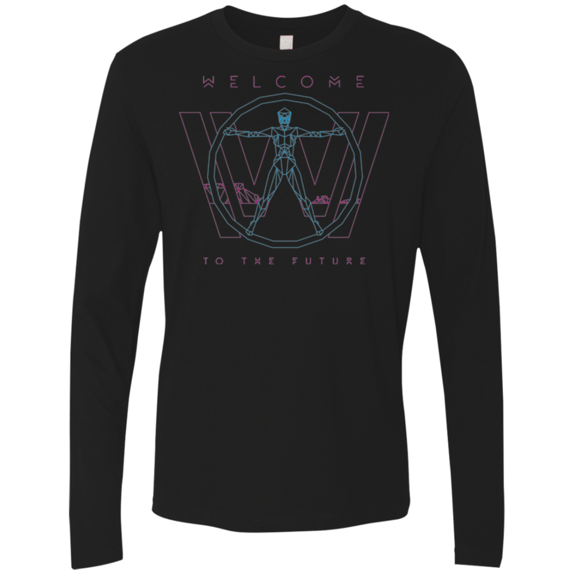 Welcome to the future Men's Premium Long Sleeve
