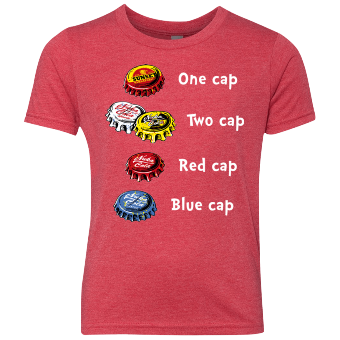 Bottle Caps Fever Youth Triblend T-Shirt