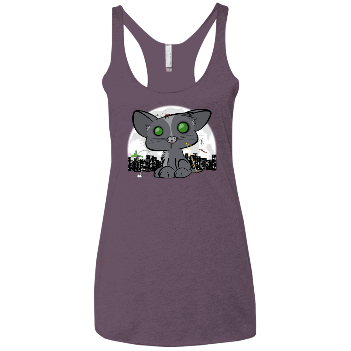 Felinity War Women's Triblend Racerback Tank