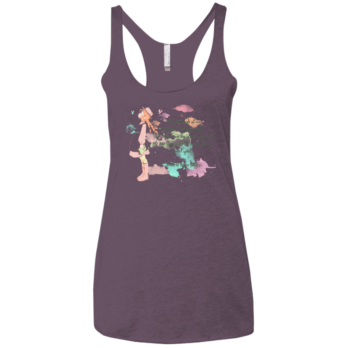 Anne of Green Gables 3 Women's Triblend Racerback Tank