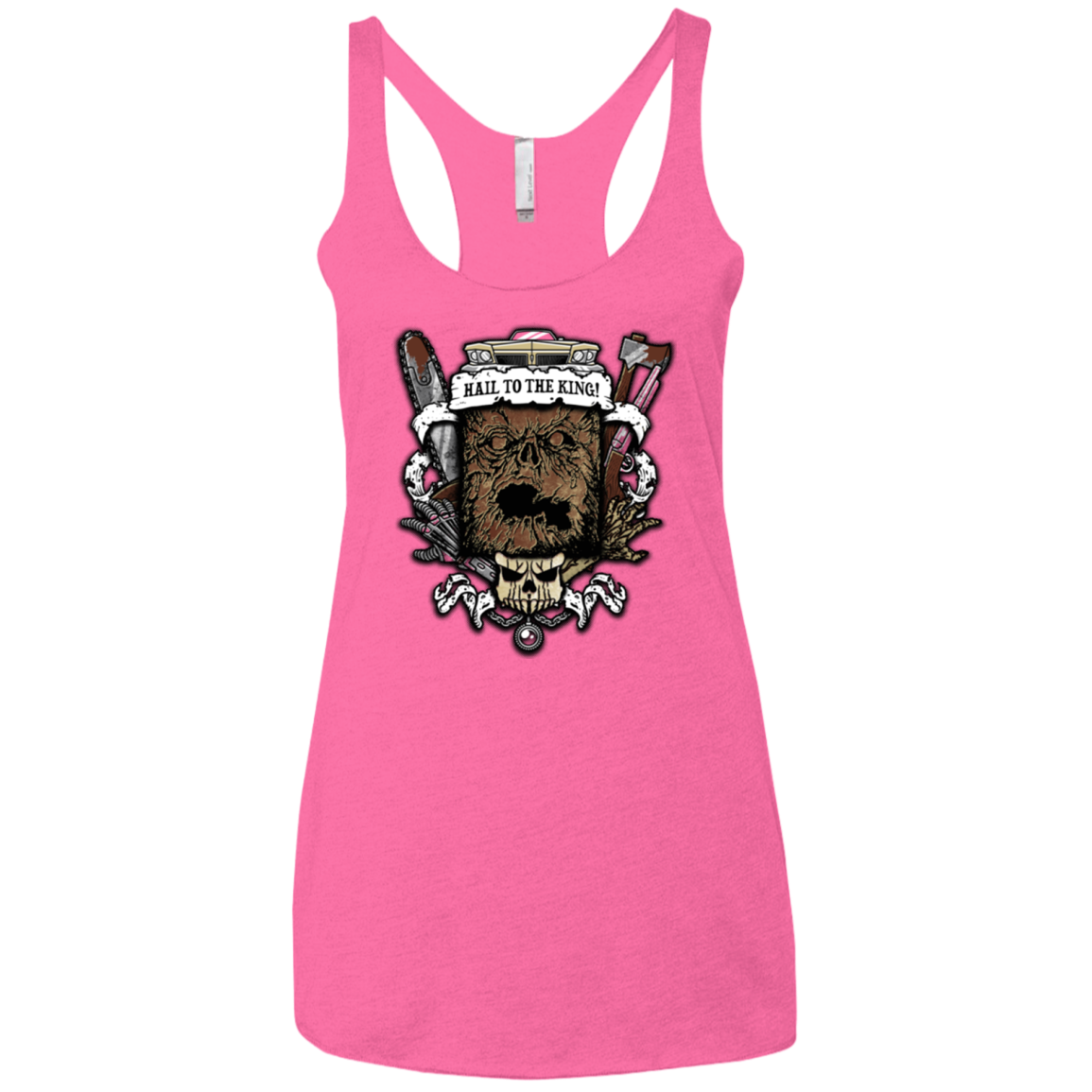 Evil Crest Women's Triblend Racerback Tank