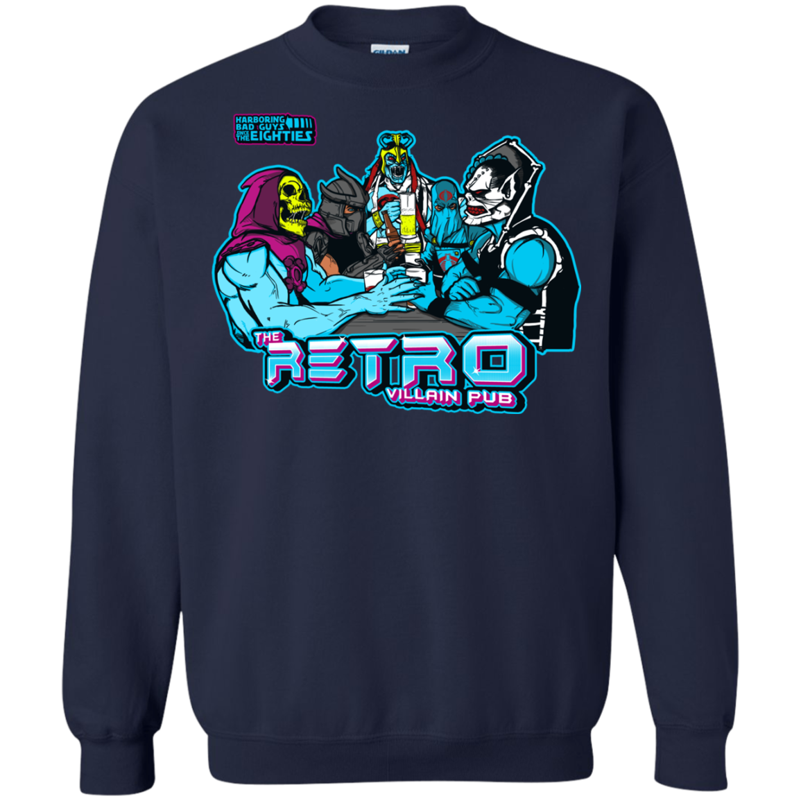 Retro Villain Pub Crewneck Sweatshirt