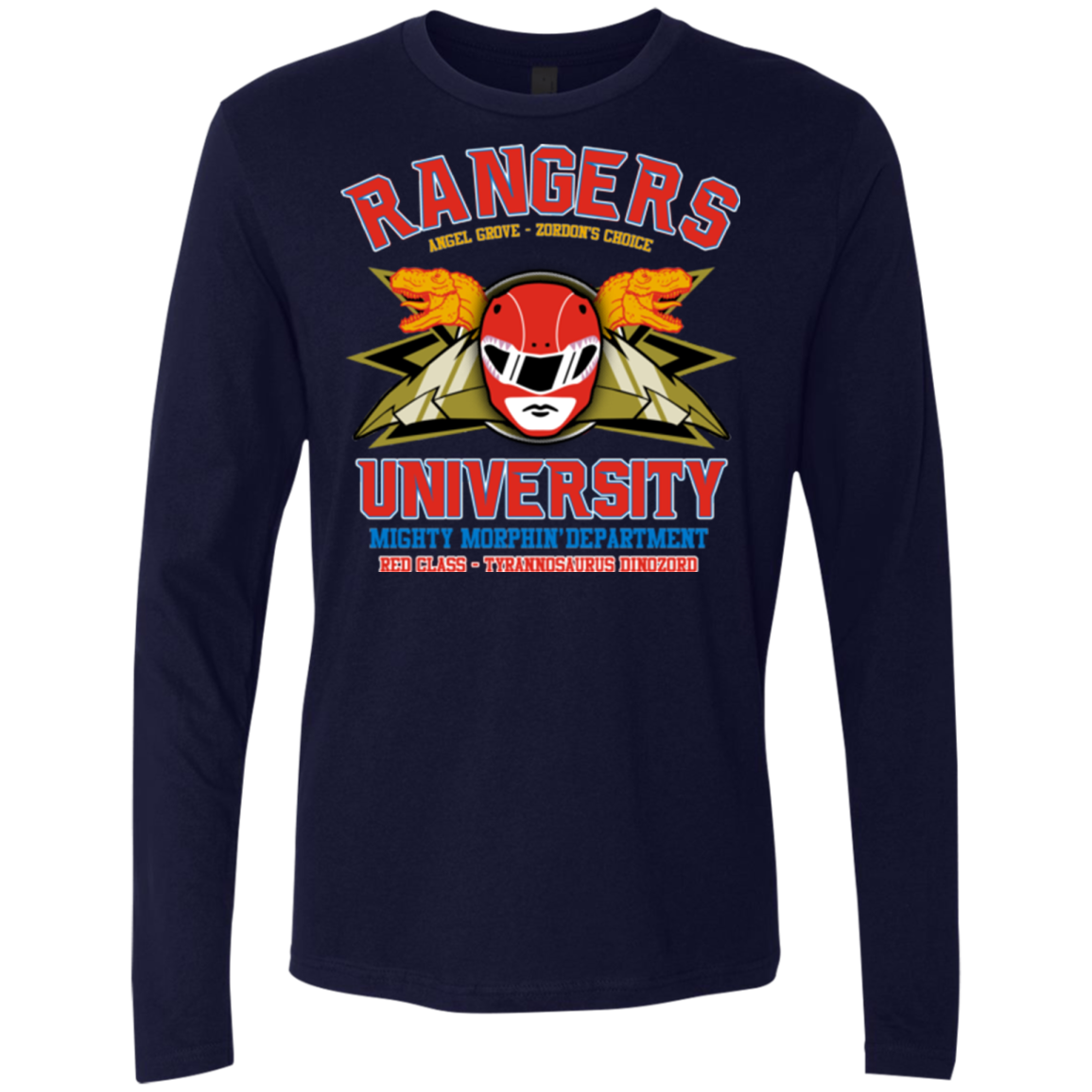 Rangers U - Red Ranger Men's Premium Long Sleeve