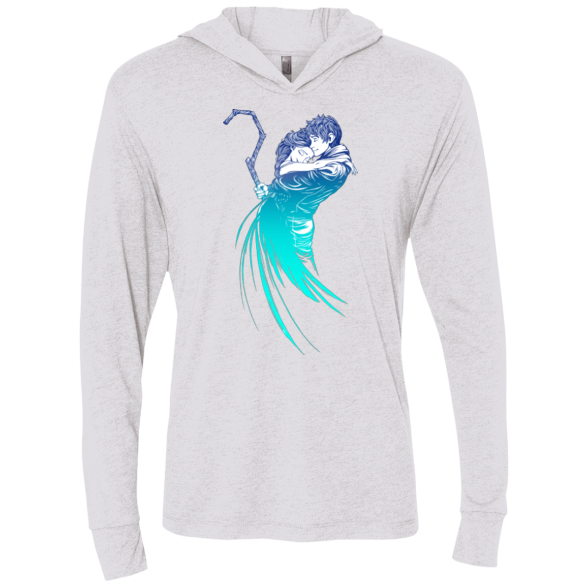 Frozen Fantasy Triblend Long Sleeve Hoodie Tee