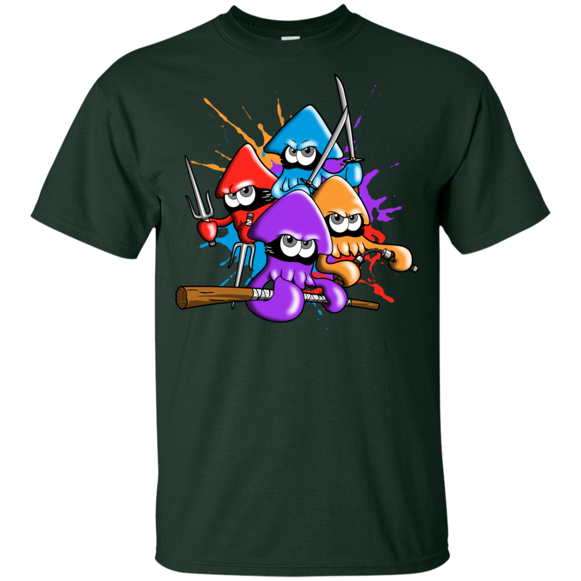 Teenage Mutant Ninja Squids Youth T-Shirt
