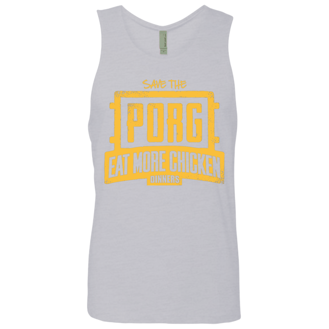Eat More Chicken Men's Premium Tank Top