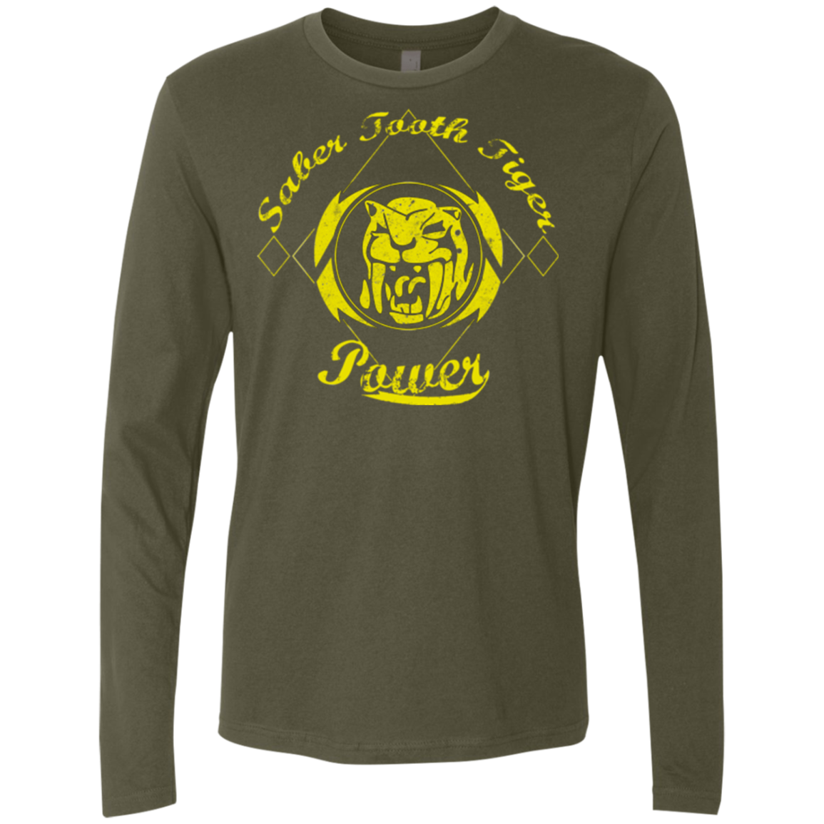 Saber Tooth Tiger (1) Men's Premium Long Sleeve