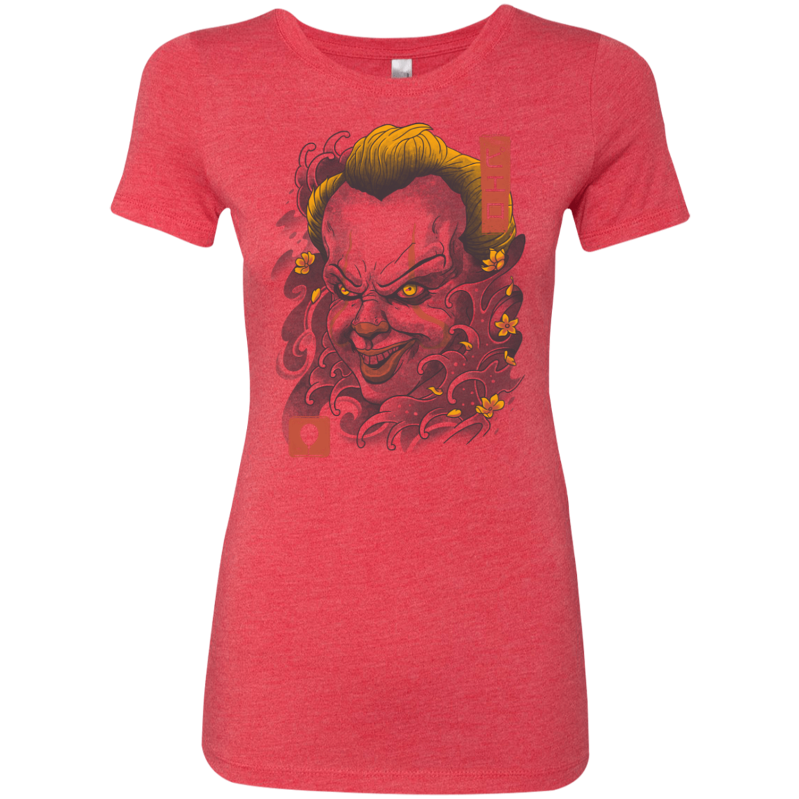 Oni Clown Mask Women's Triblend T-Shirt