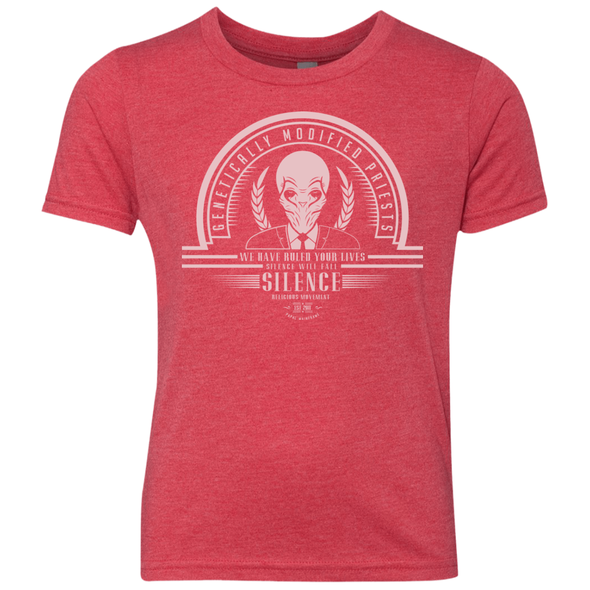 Who Villains Silence Youth Triblend T-Shirt