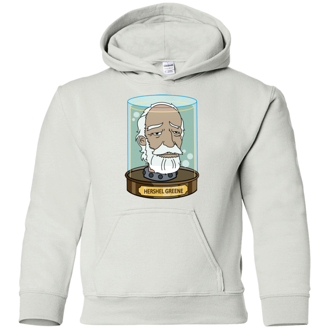 Hershel Greene Head Youth Hoodie