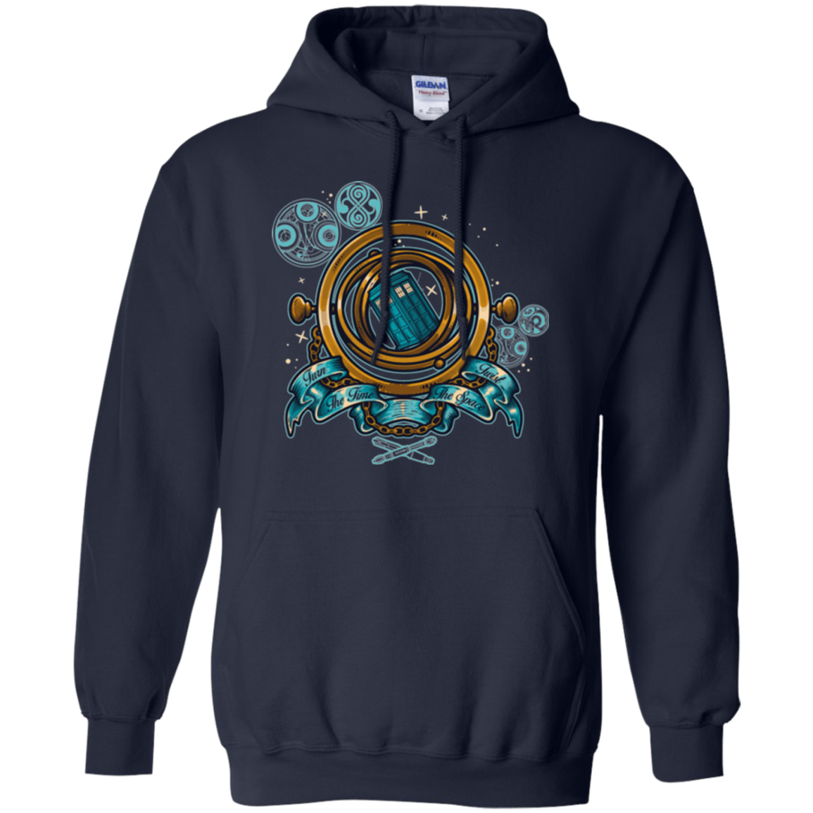 TURN THE TIME TWIST THE SPACE Pullover Hoodie