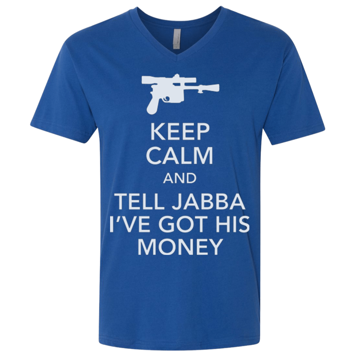 Tell Jabba (2) Men's Premium V-Neck