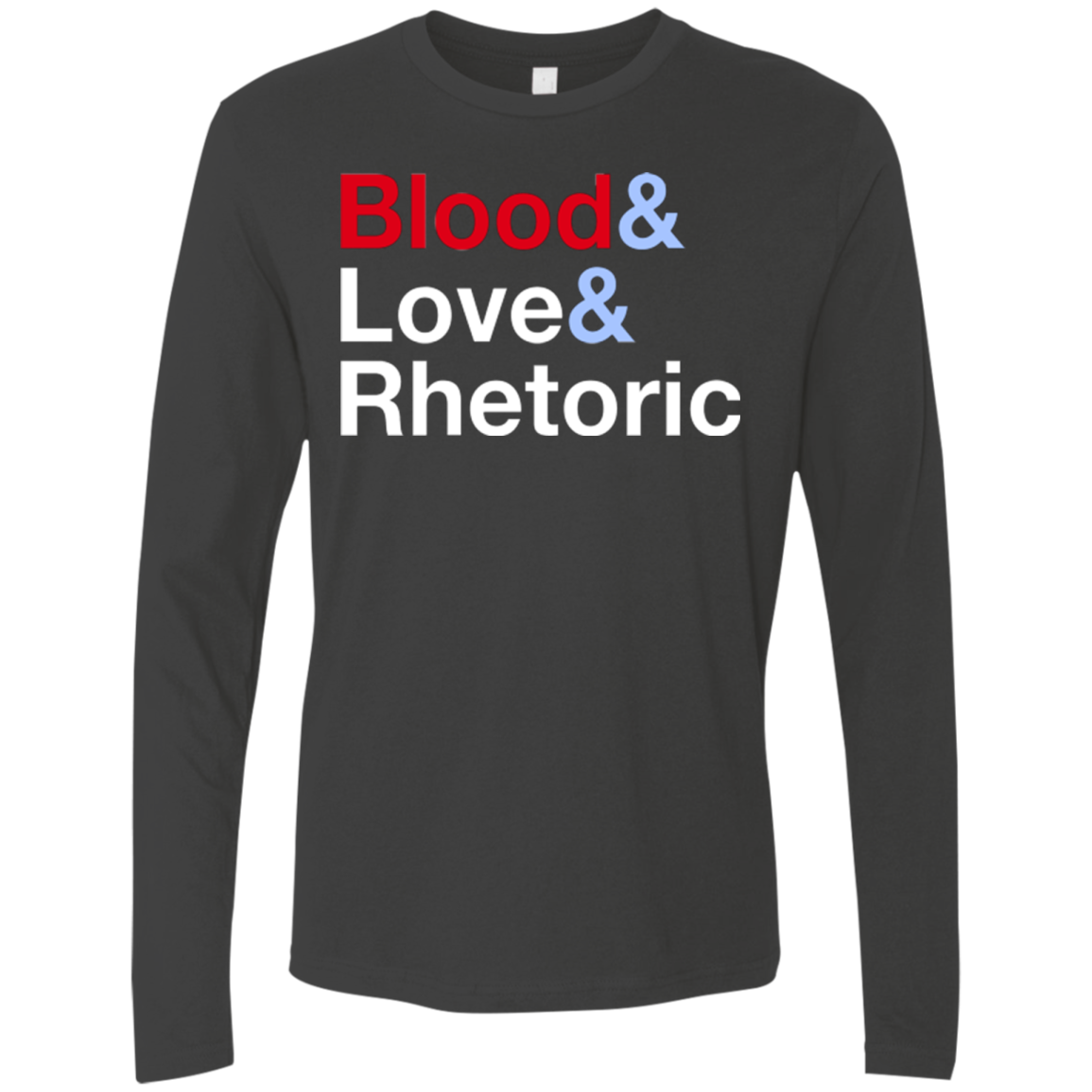 Blood Love Rhetoric Men's Premium Long Sleeve