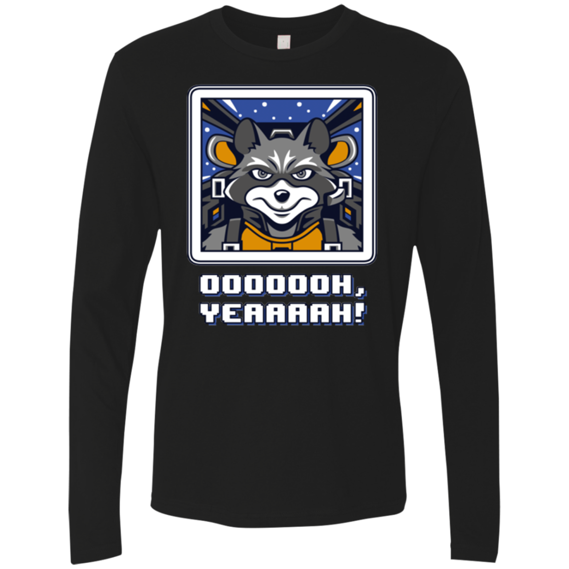 Star Raccoon Men's Premium Long Sleeve