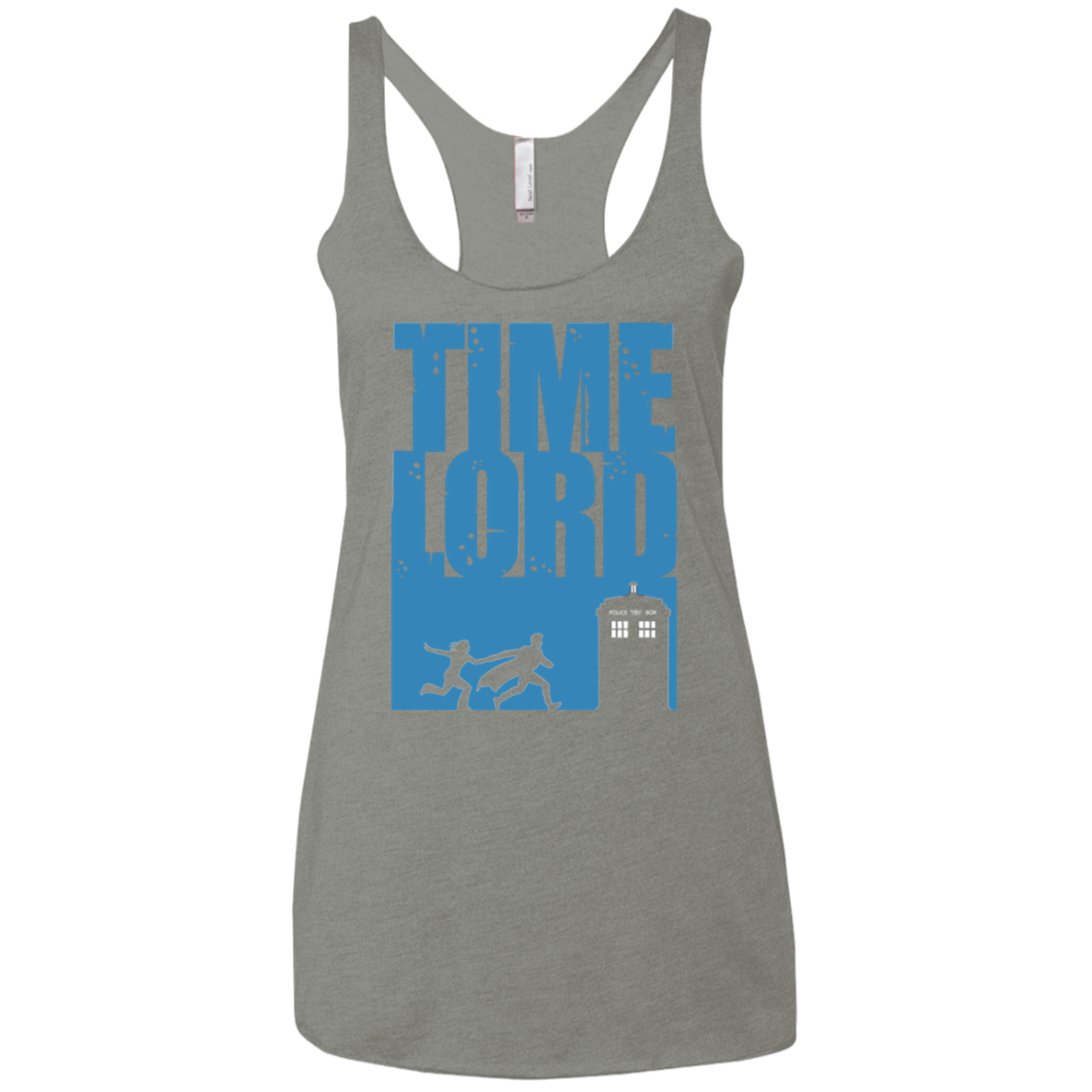 Time Lord Allons-y! Women's Triblend Racerback Tank