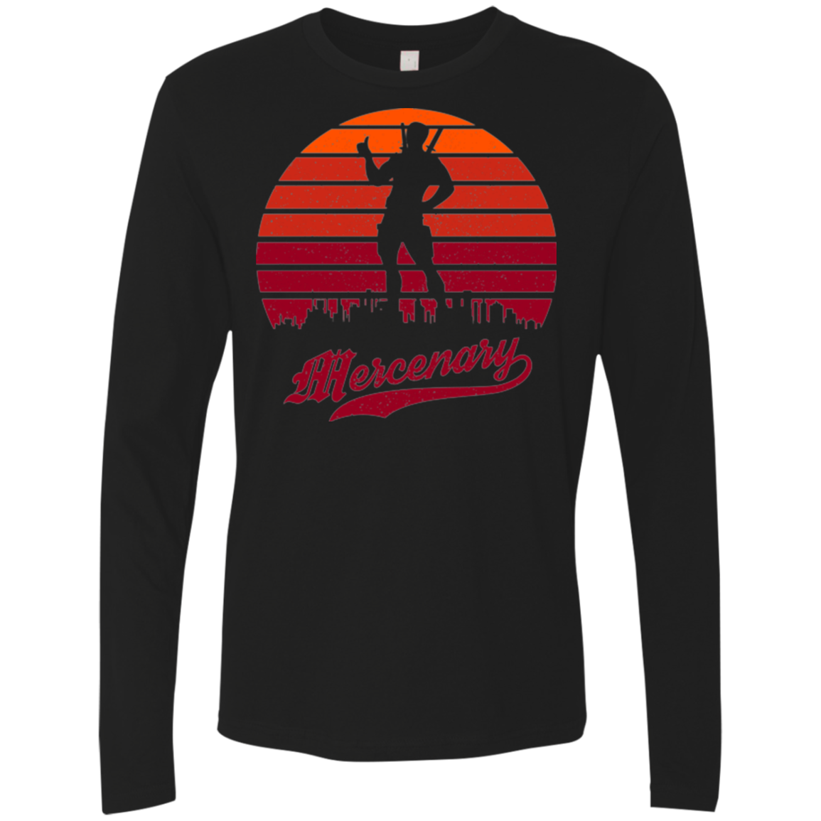 Mercenary SunSet Men's Premium Long Sleeve