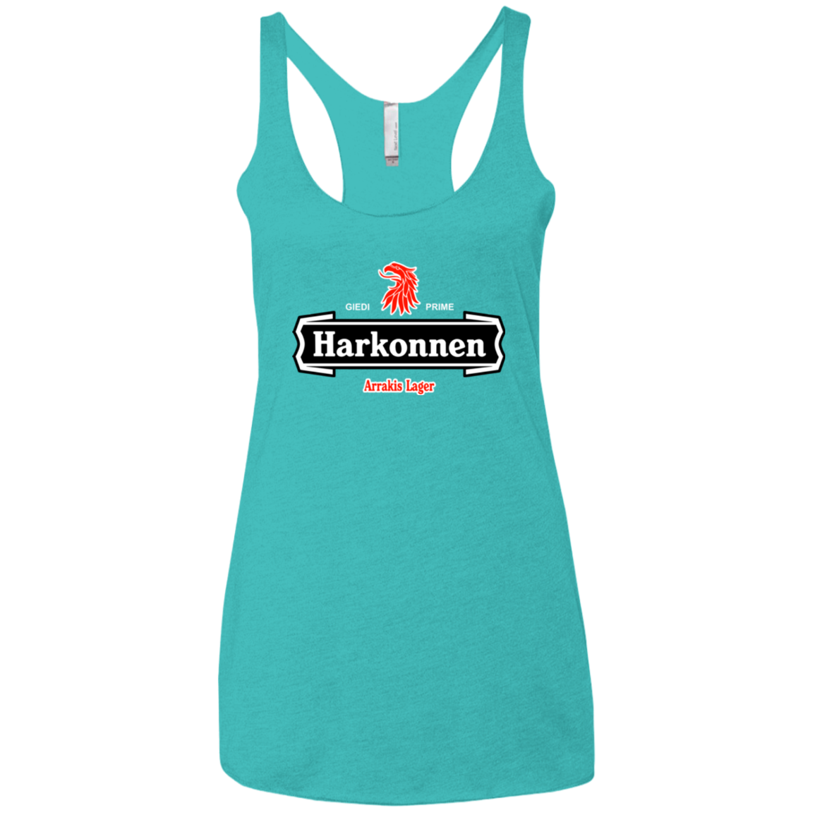 Arrakis lager Women's Triblend Racerback Tank