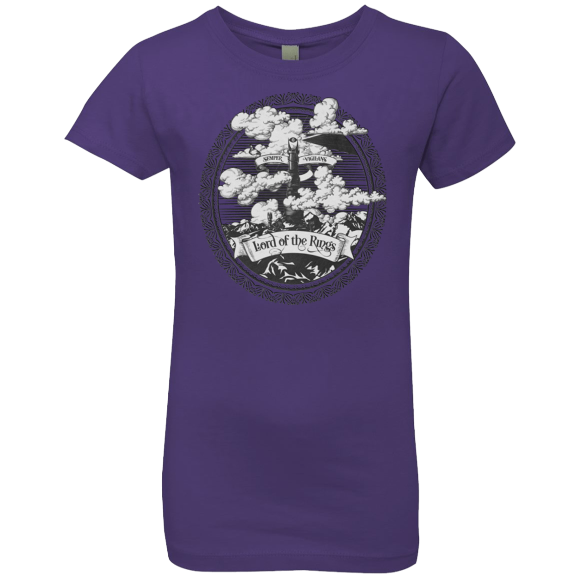 Vintage Mordor Tower Girls Premium T-Shirt