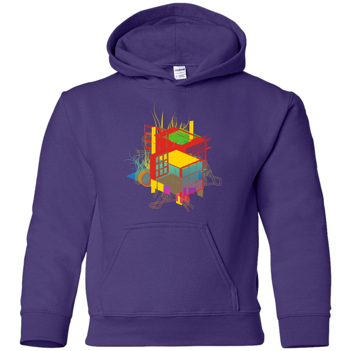 Rubik's Building Youth Hoodie