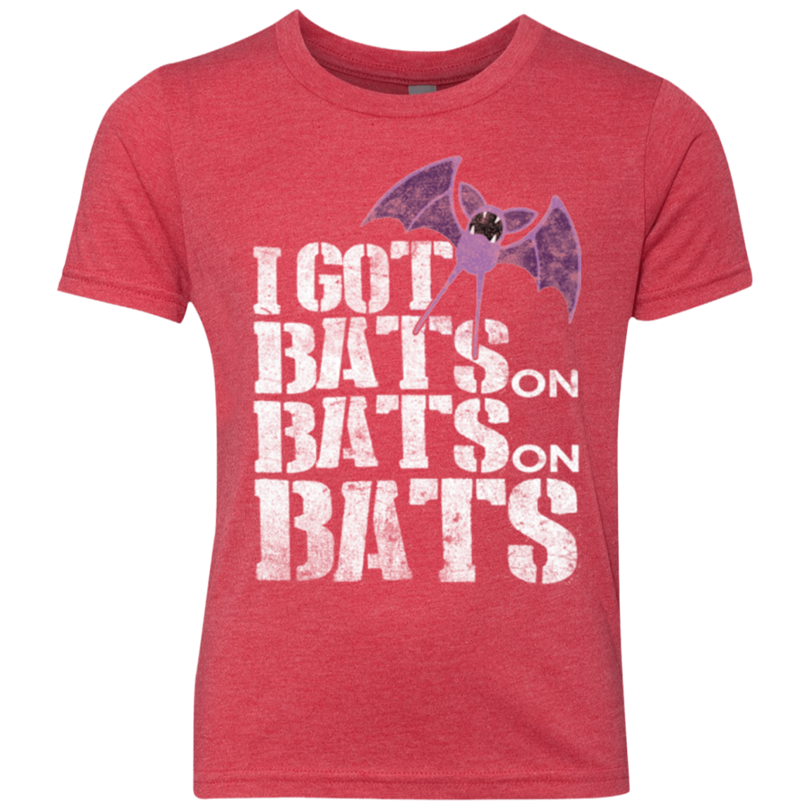 Bats on Bats on Bats Youth Triblend T-Shirt