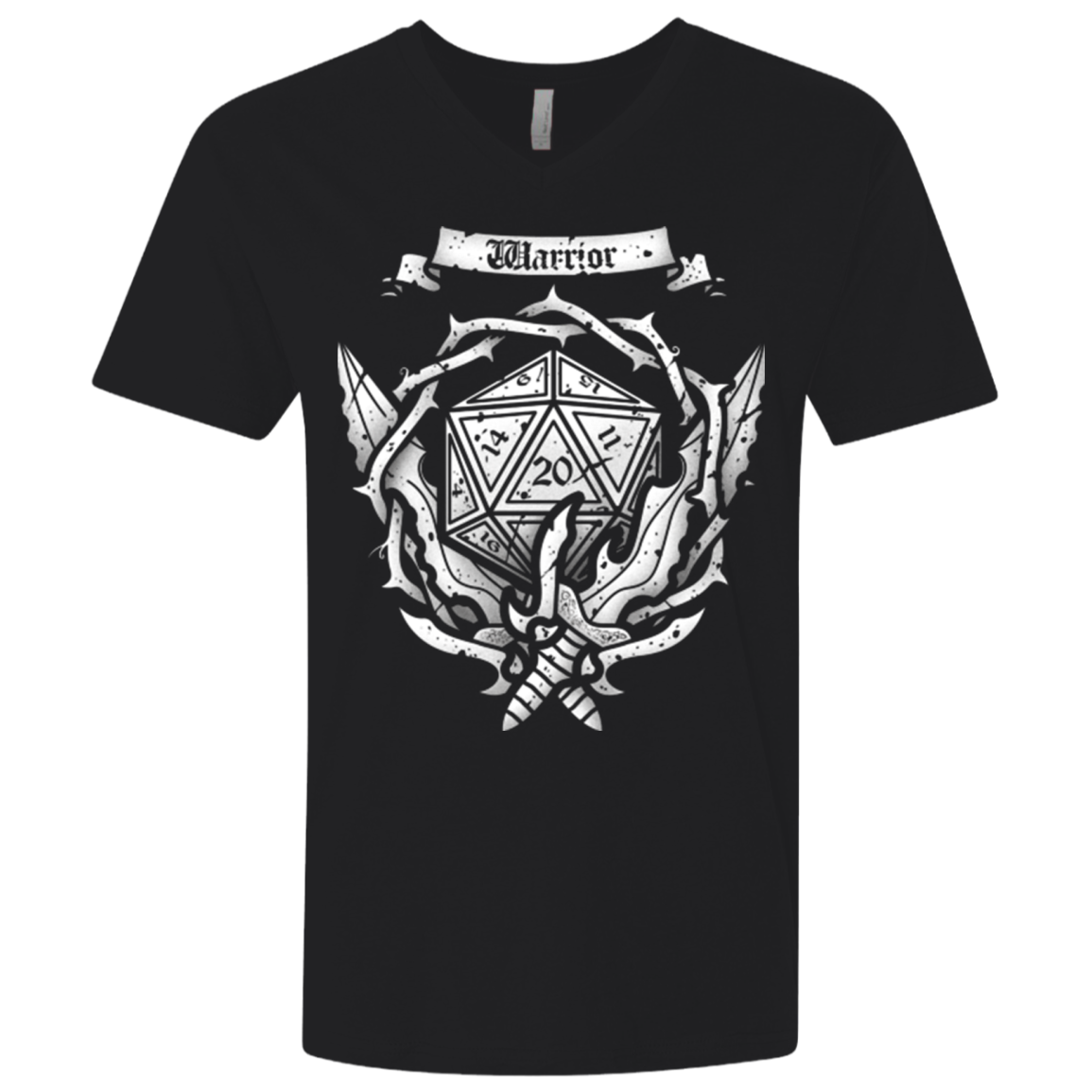 WARRIOR CREST Men's Premium V-Neck