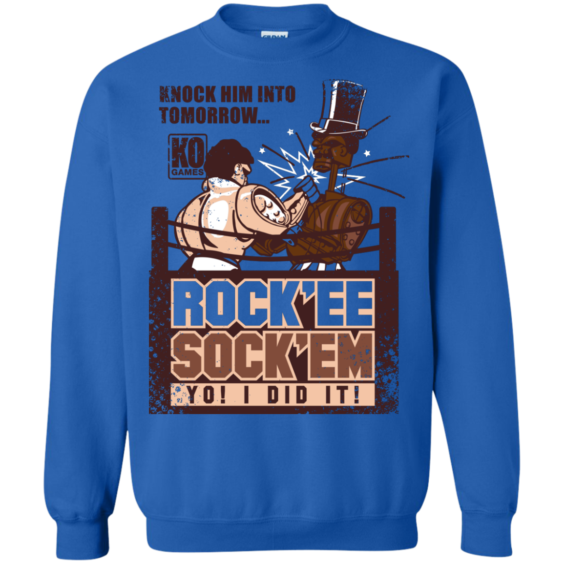 Rockee Sockem Crewneck Sweatshirt