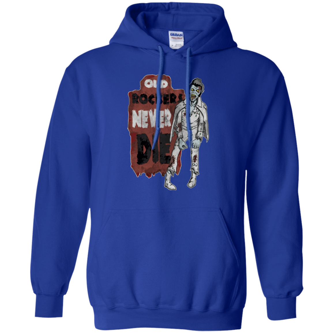 Old Rockers Never Die Pullover Hoodie