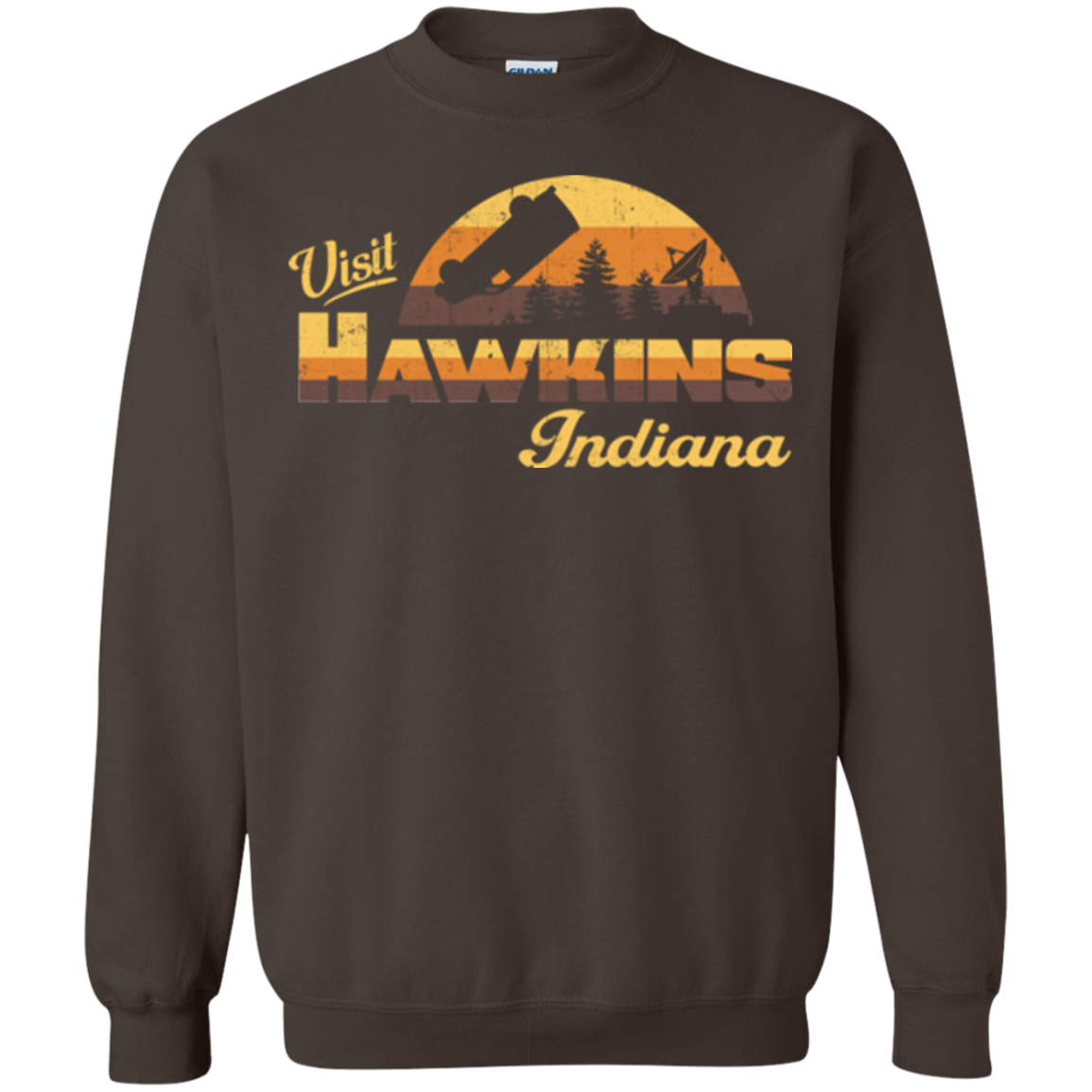 Visit Hawkins Crewneck Sweatshirt