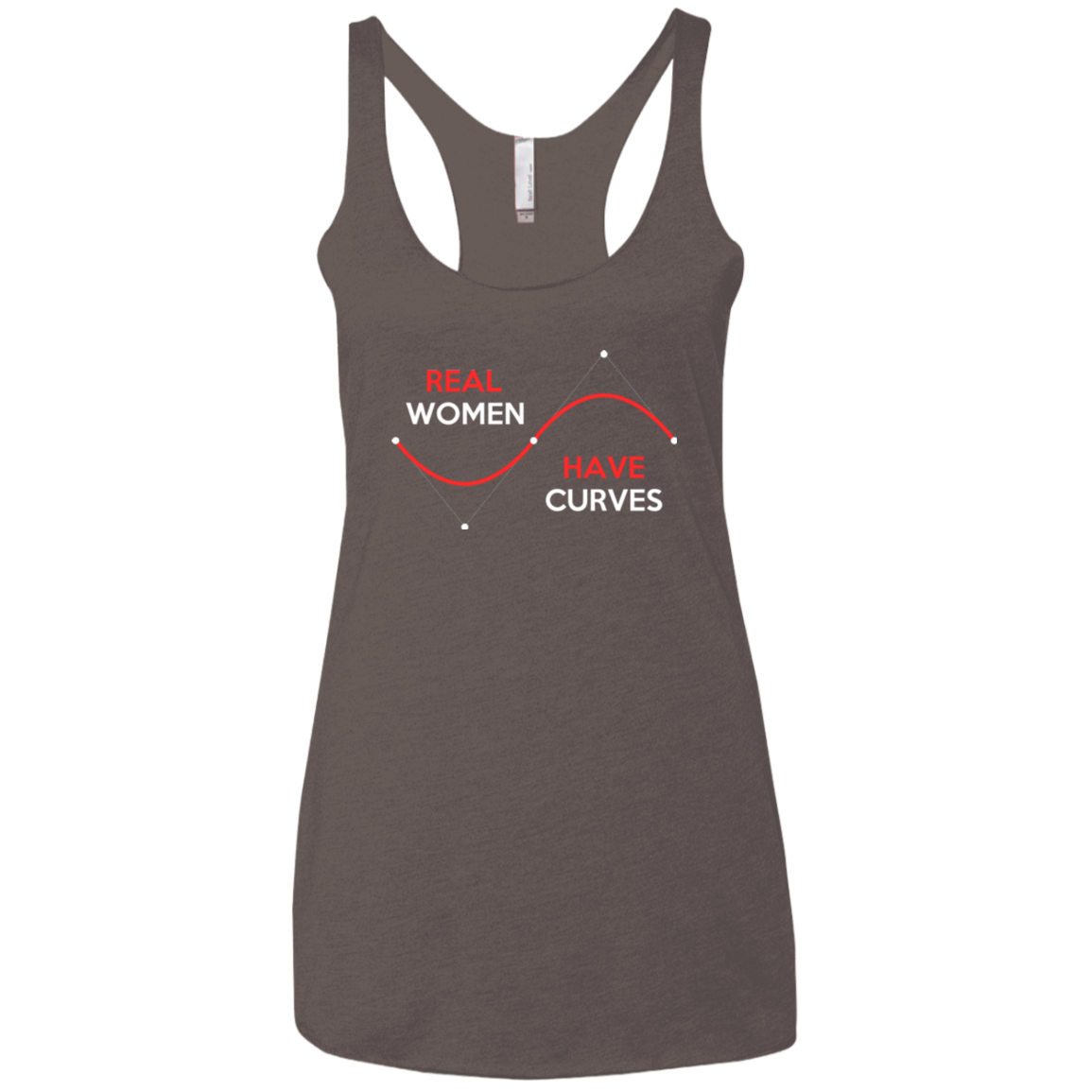 Real Women Women's Triblend Racerback Tank