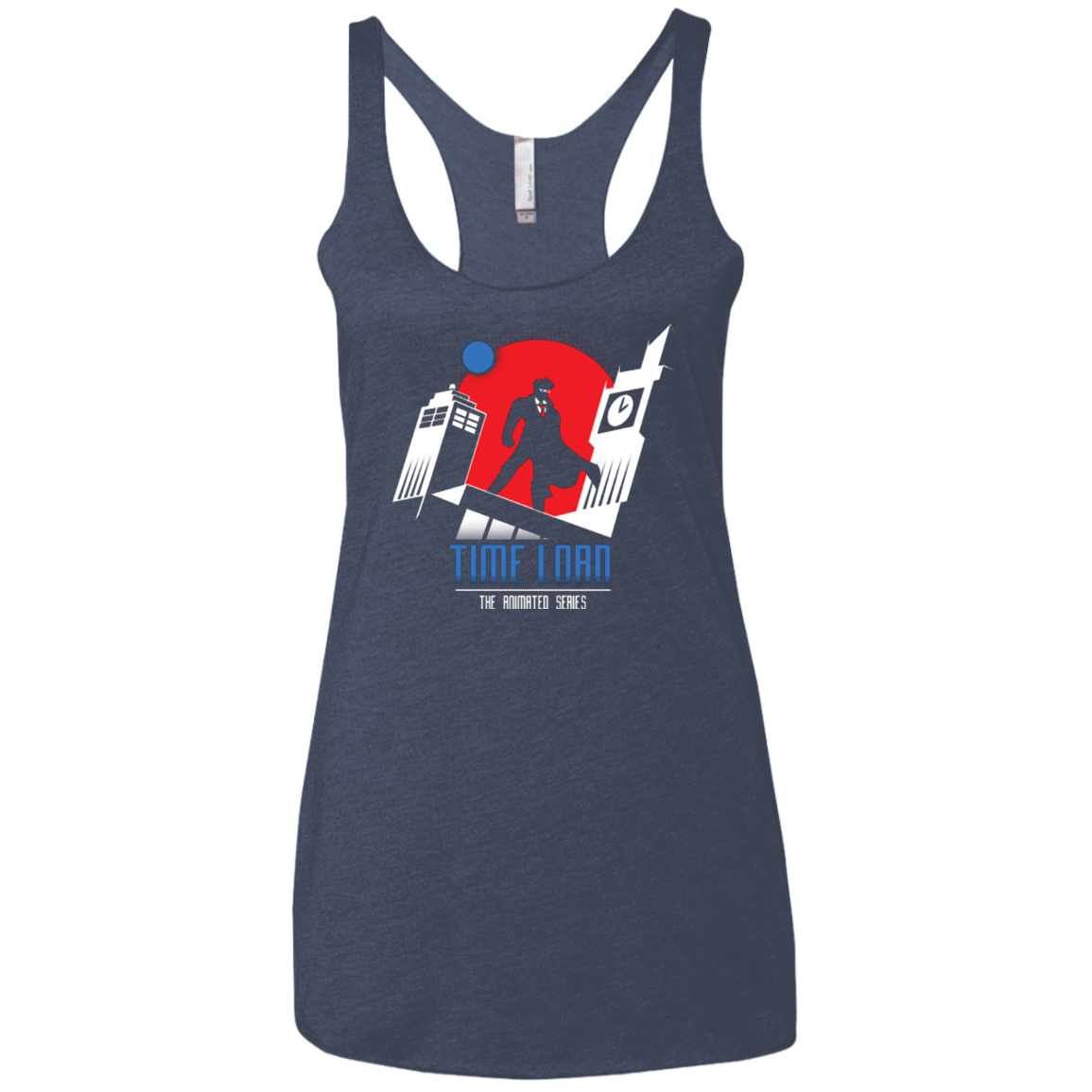 Time Lord Animated Series Women's Triblend Racerback Tank