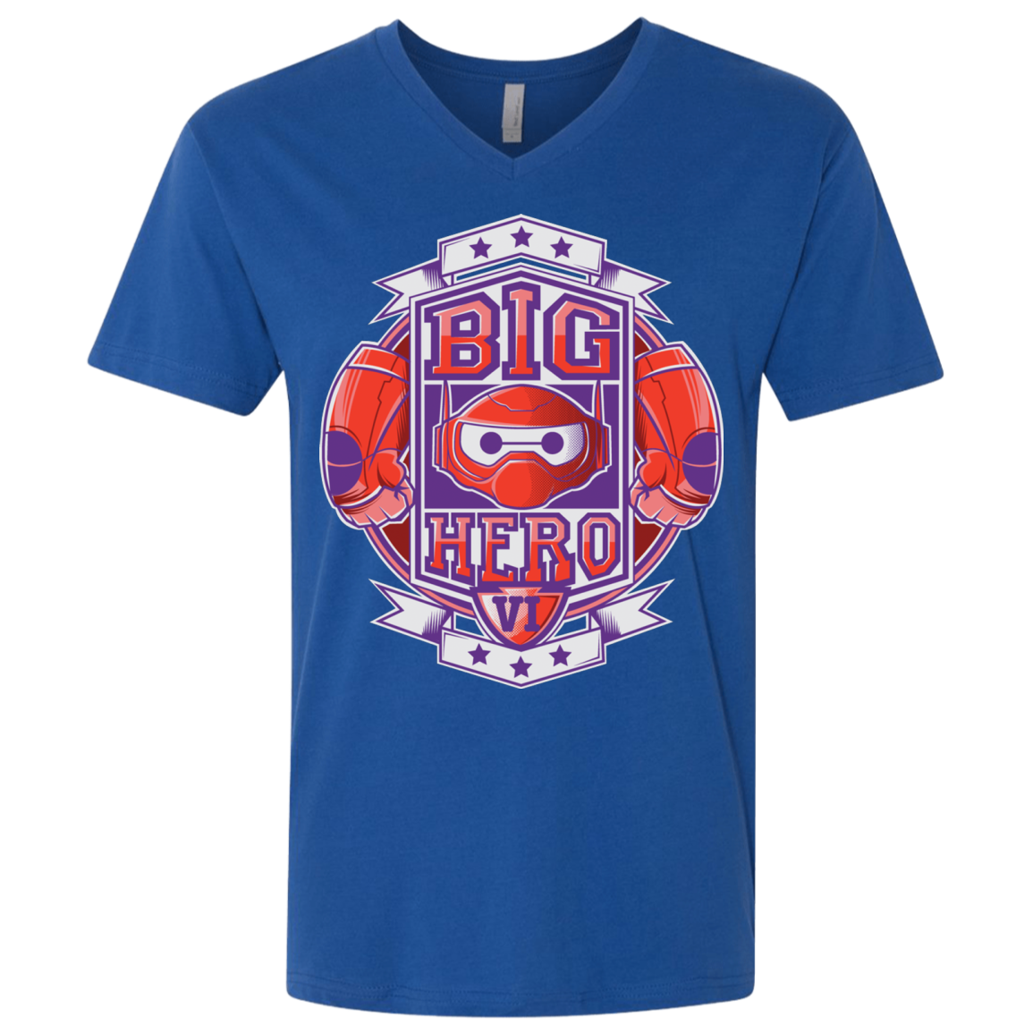 BIG HERO VI BOXING Men's Premium V-Neck