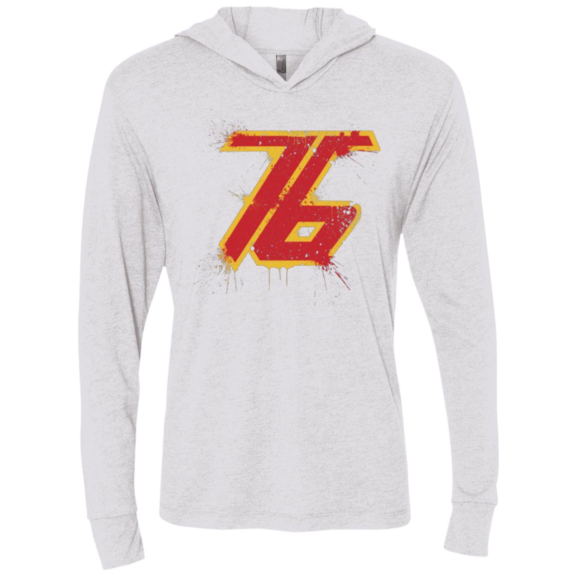 Soldier 76 Triblend Long Sleeve Hoodie Tee