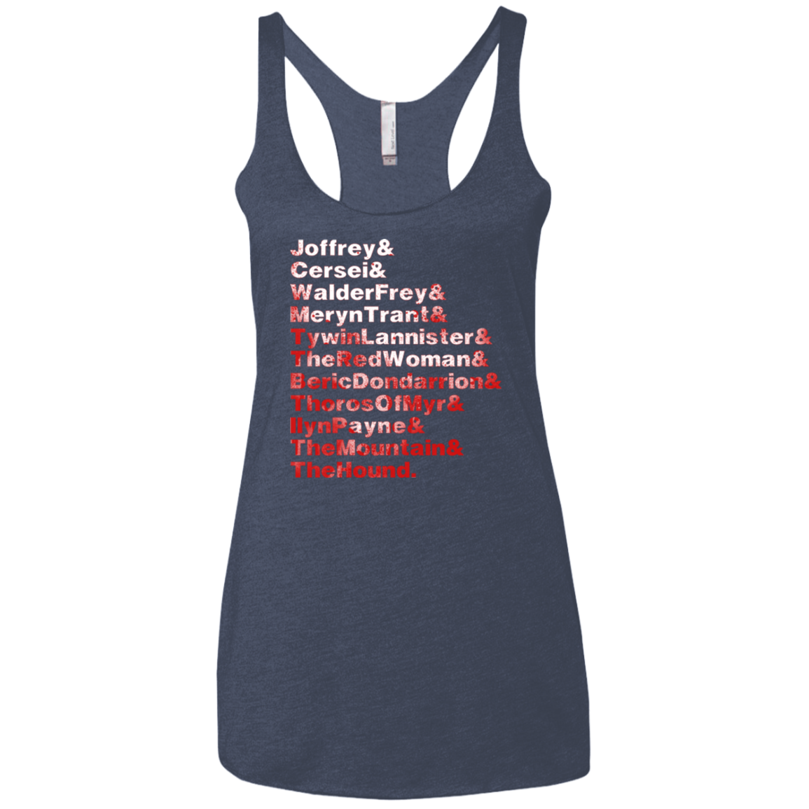 Aryas Kill List Women's Triblend Racerback Tank