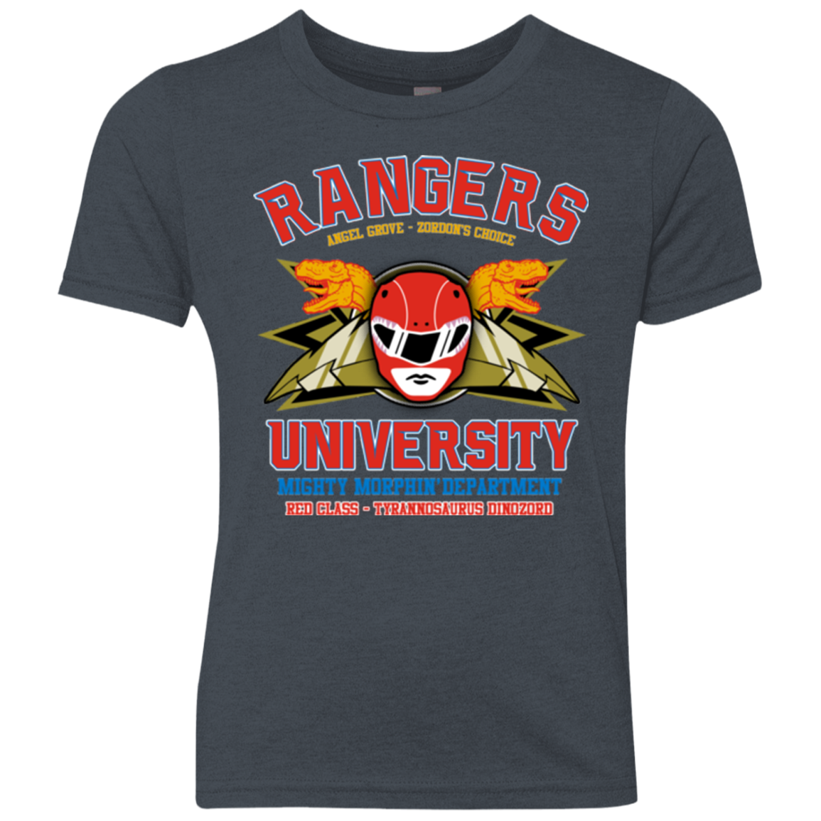 Rangers U - Red Ranger Youth Triblend T-Shirt