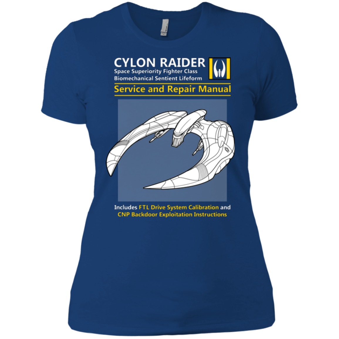 CYLON RAIDER SERVICE & REPAIR MANUAL Women's Premium T-Shirt