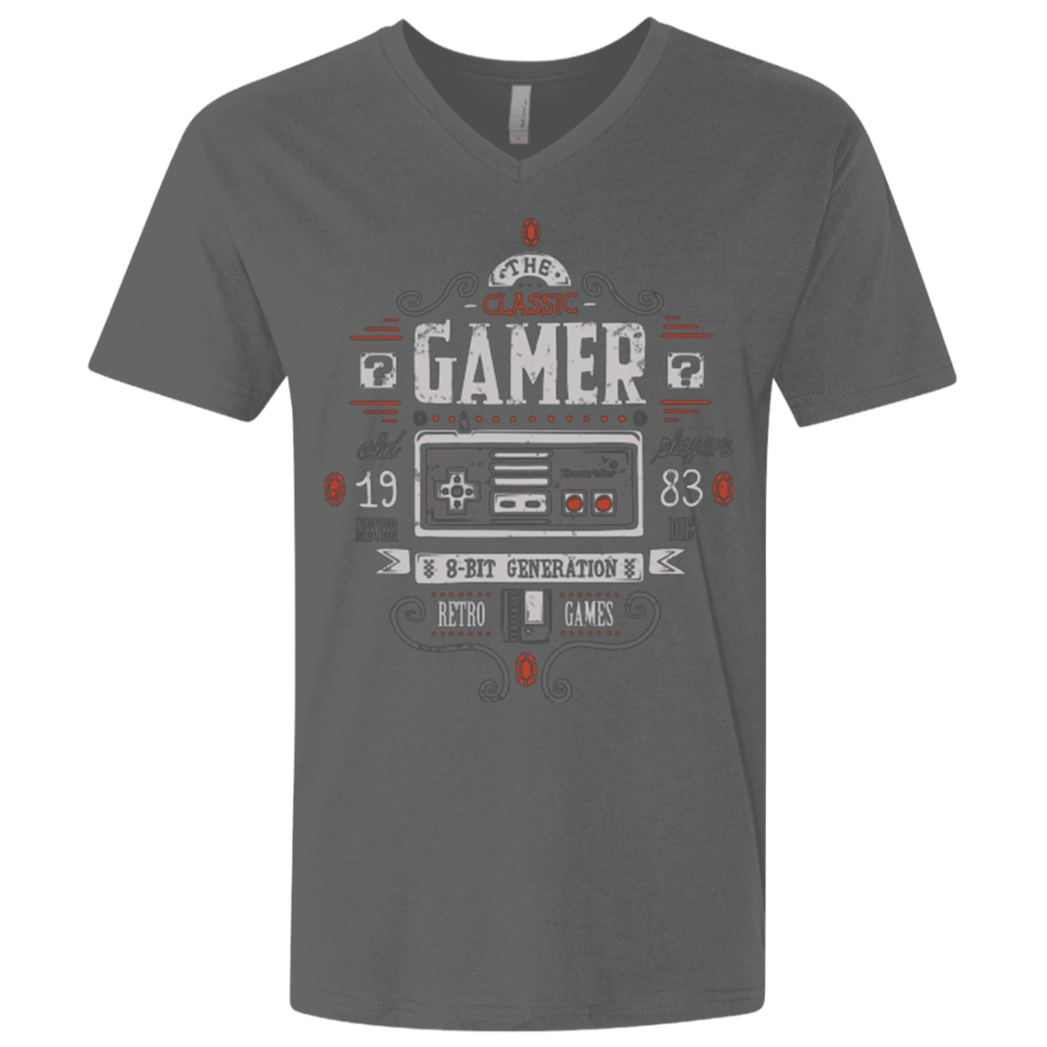 Classic Gamer Men's Premium V-Neck