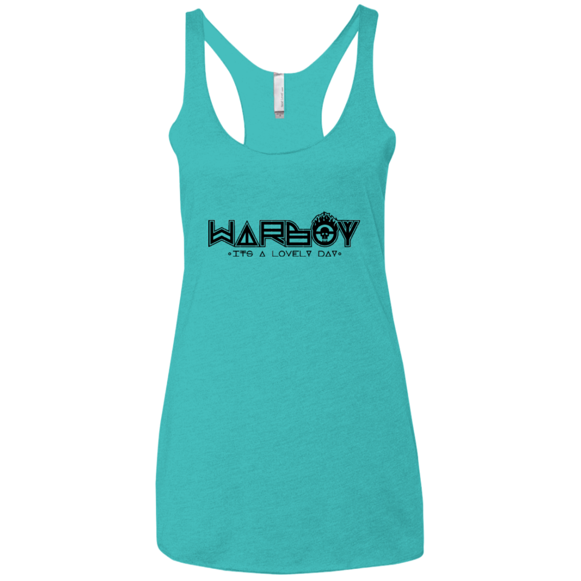 War Boy Women's Triblend Racerback Tank