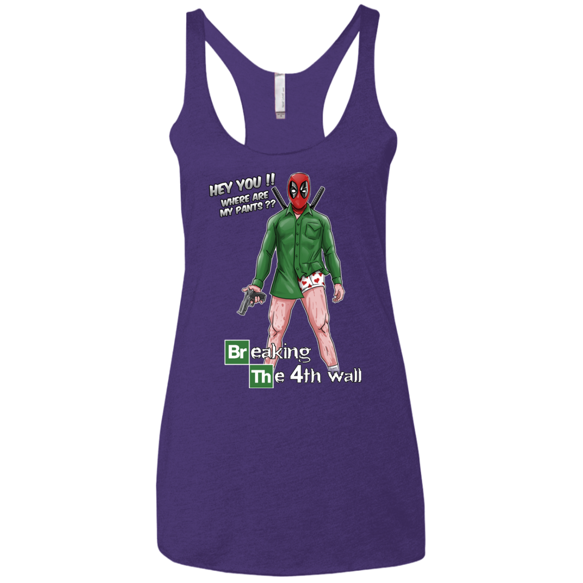 Breaking the 4th Wall Women's Triblend Racerback Tank