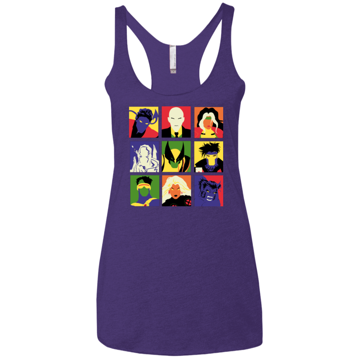 X pop Women's Triblend Racerback Tank