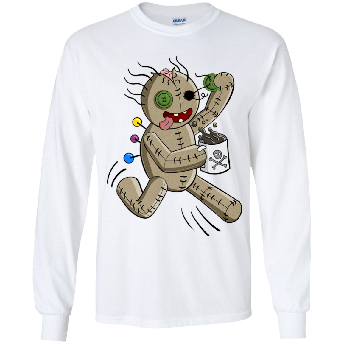 Voodoo Coffee Runner Youth Long Sleeve T-Shirt