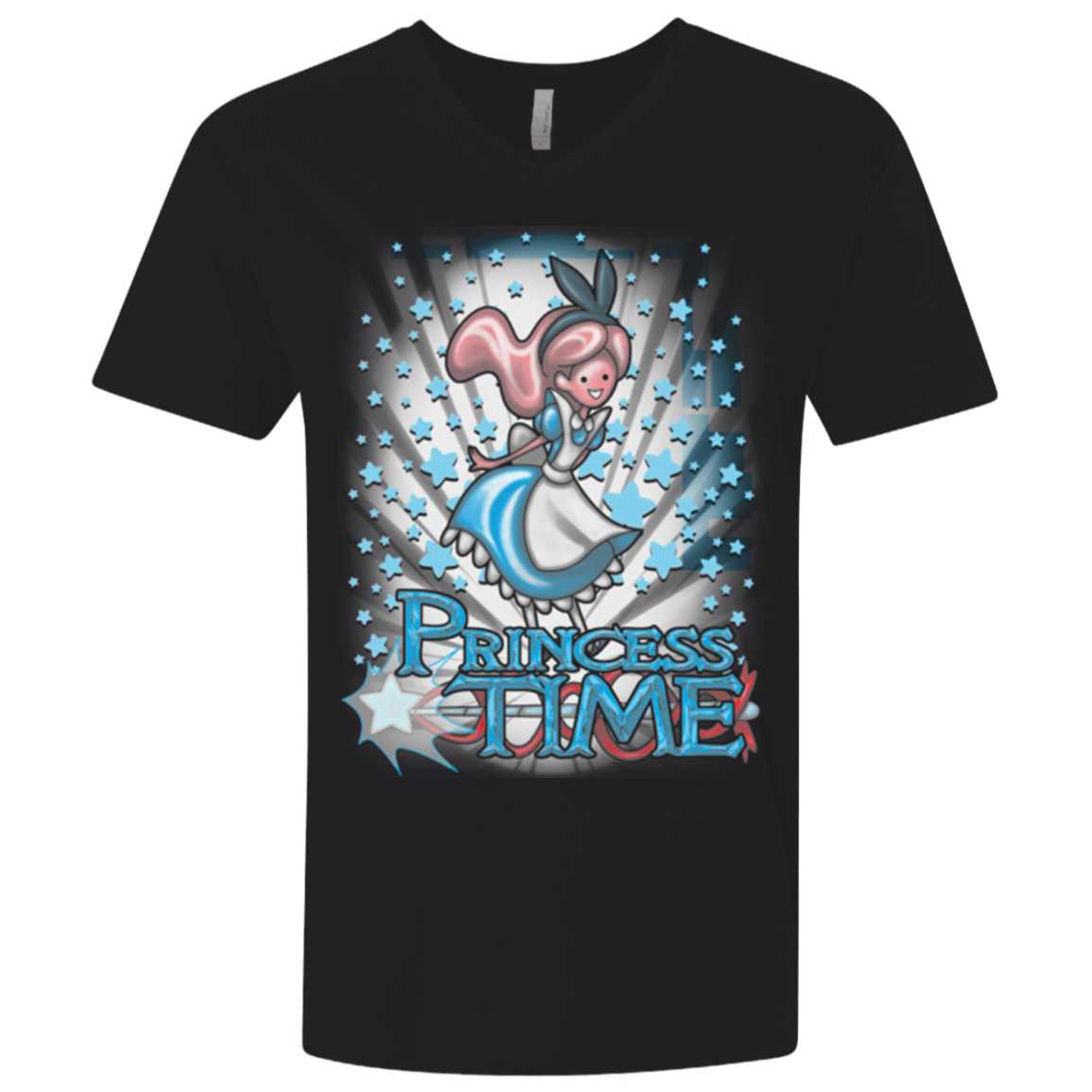 Princess Time Alice Men's Premium V-Neck