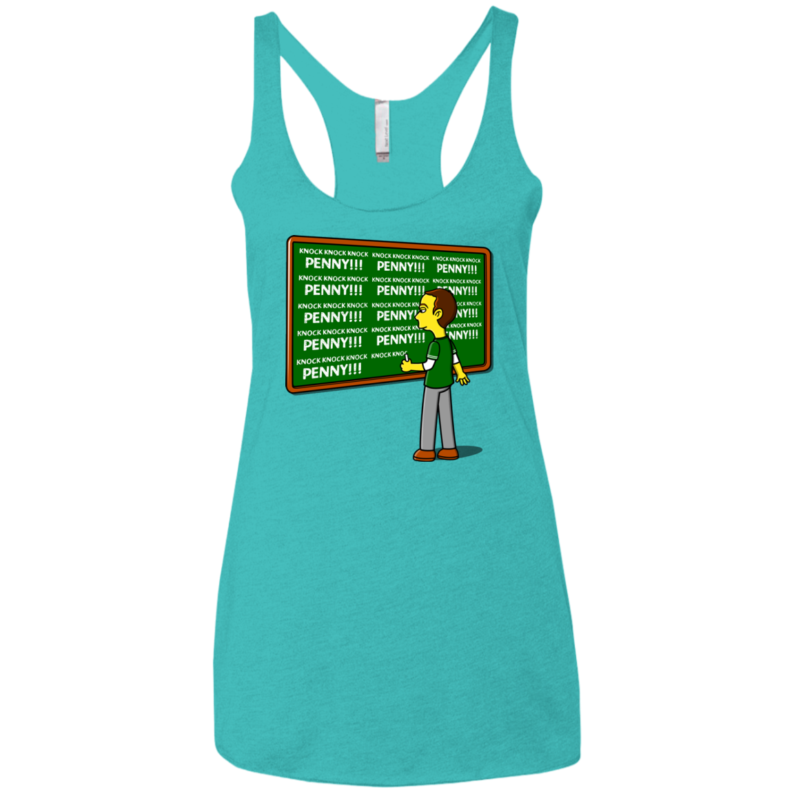 Blackboard Theory Women's Triblend Racerback Tank