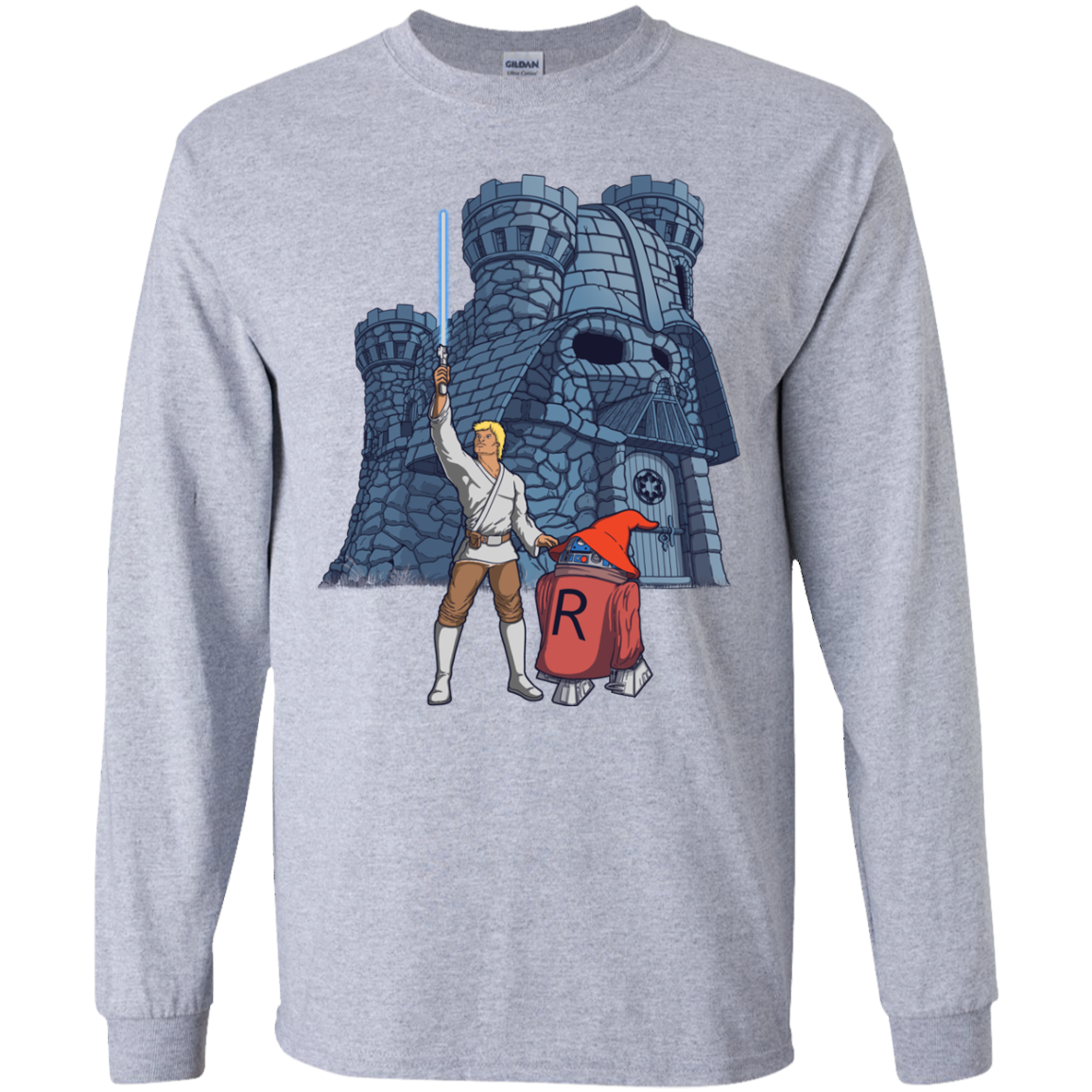 Darthskull Castle Youth Long Sleeve T-Shirt