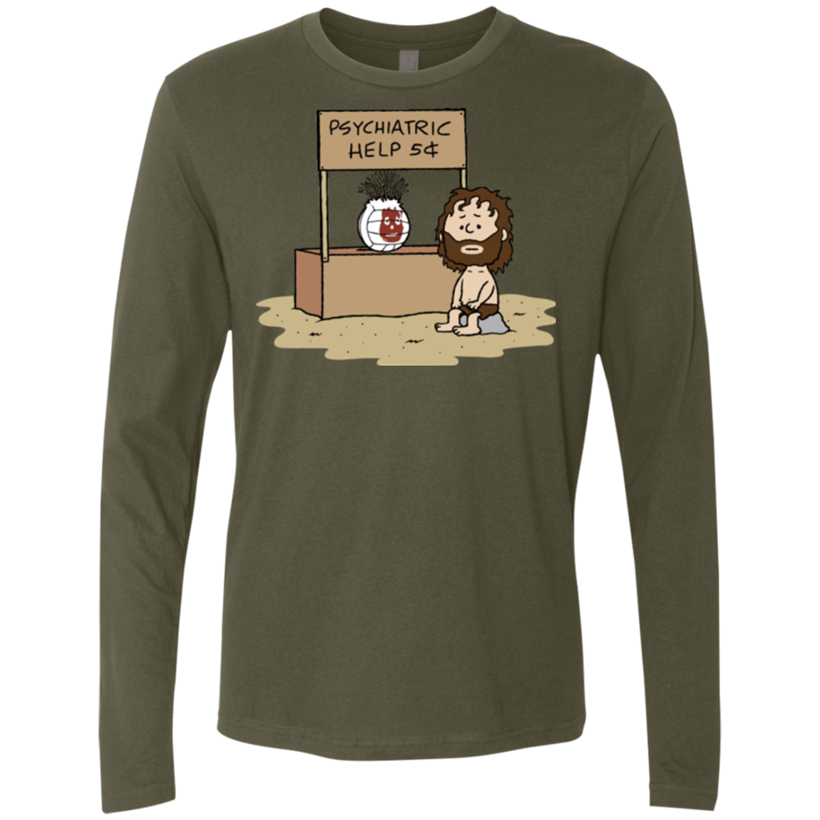 Volleyball Help Men's Premium Long Sleeve