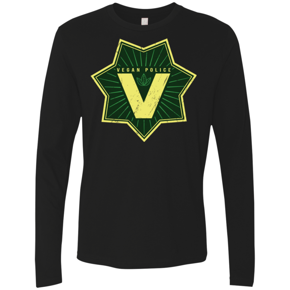 Vegan Police Men's Premium Long Sleeve