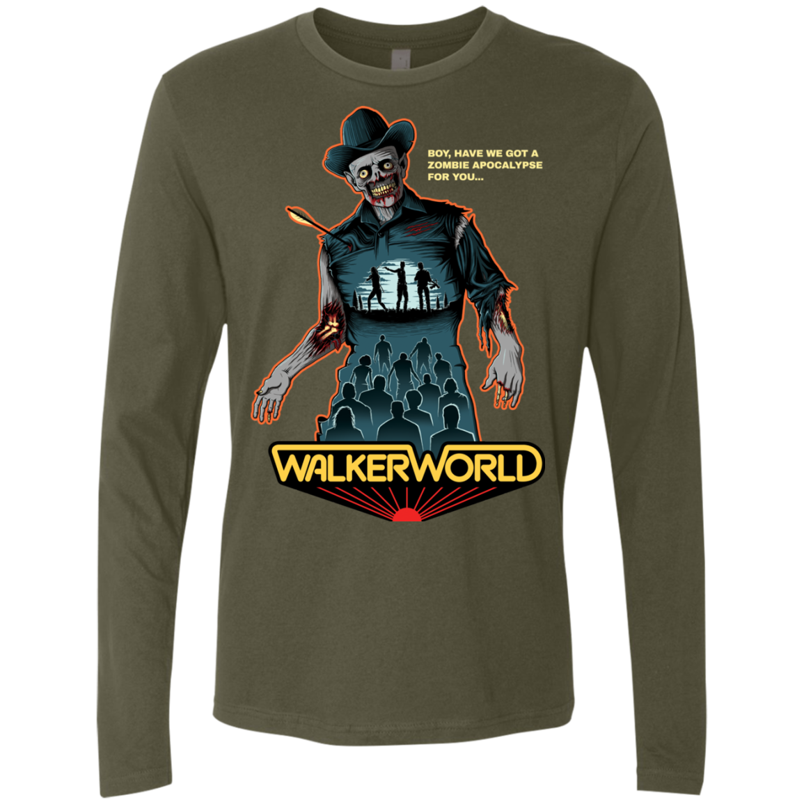 Walker World Men's Premium Long Sleeve