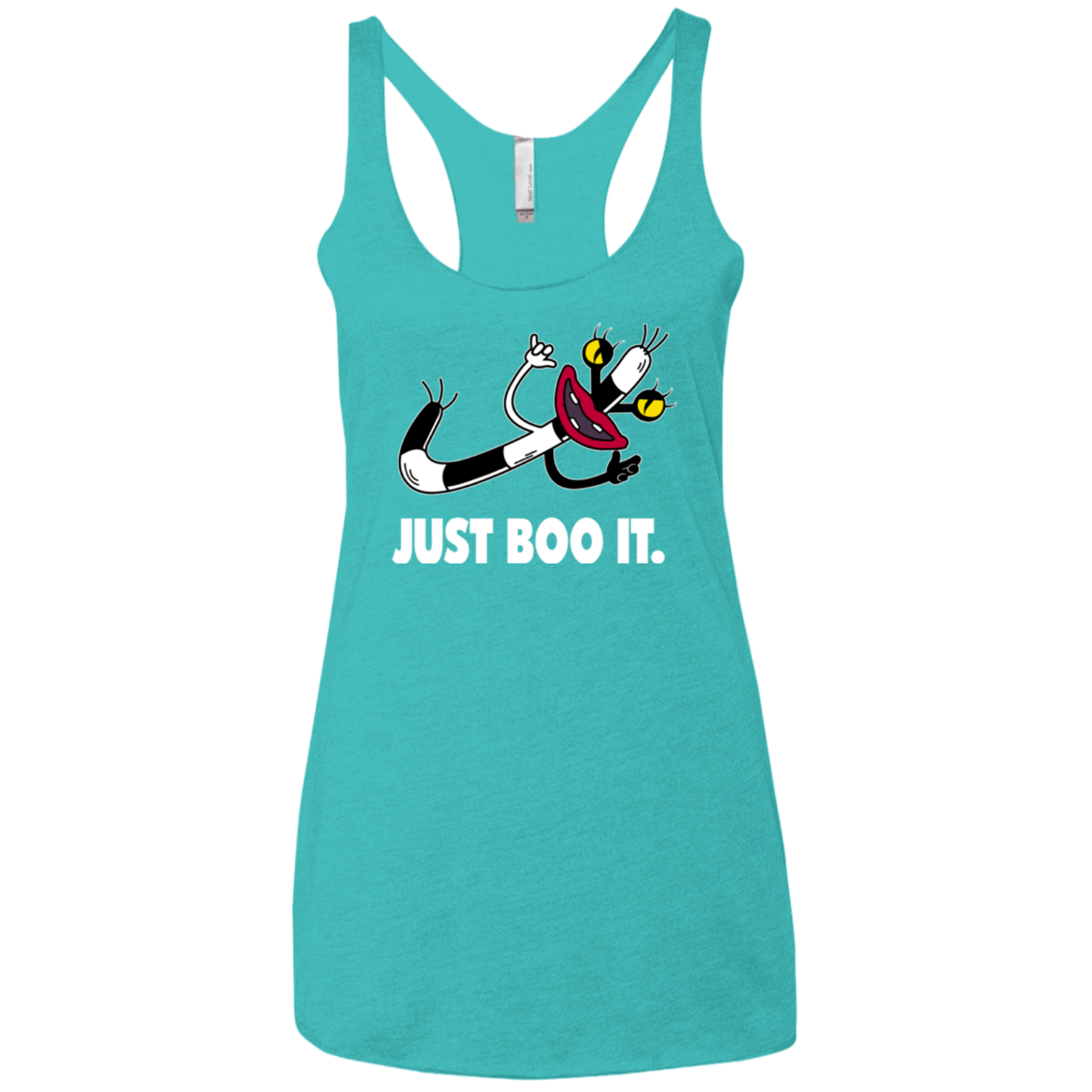 Just Boo It Women's Triblend Racerback Tank